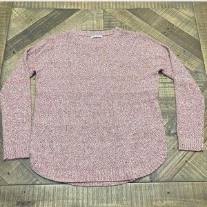 Pink Clover Blush Marled Crewneck Sweater